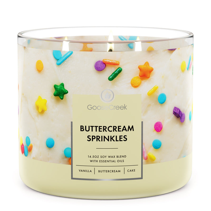 Buttercream Sprinkles 3-Wick Candle H6MY